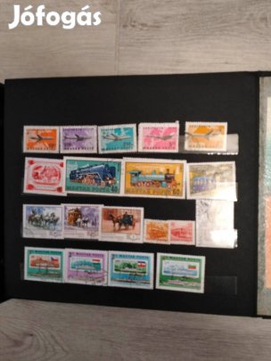 Bélyegalbum tele bélyeggel