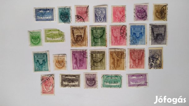 Bélyegek 2. vh körüliek bélyeg gyűjtemény filléres