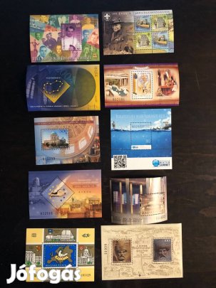 Bélyeggyűjtők figyelem! Bélyeg blokkok, posta tiszta, hibátlan