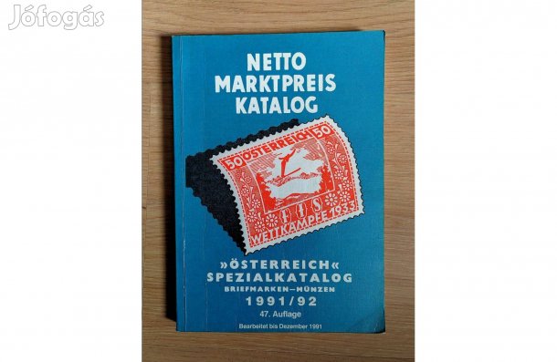 Bélyegkatalógus, Osztrák Netto Marktpreis Katalog 1991/92