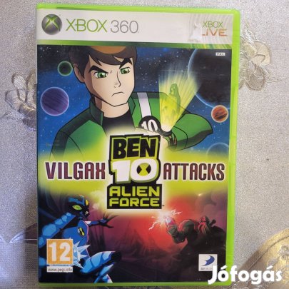 Ben 10 Alien Force Vilgax Attacks eredeti xbox360 játék eladó-csere