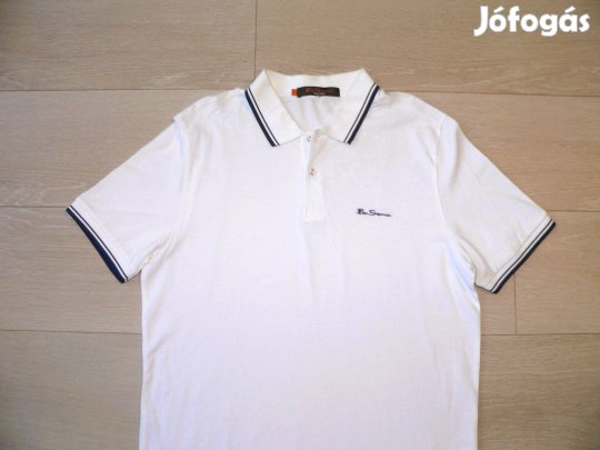 Ben Sherman rövid ujjú galléros póló (M)