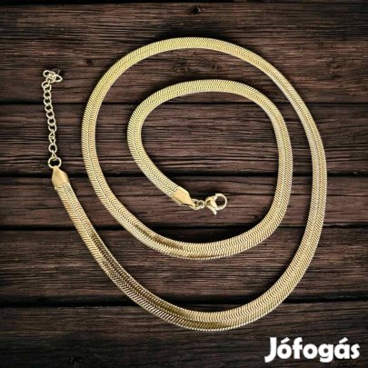 Bence nemesacél arany színű férfi nyaklánc