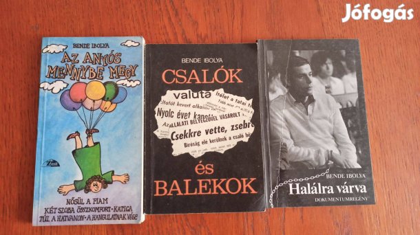 Bende Ibolya könyvcsomag / 3 db könyv