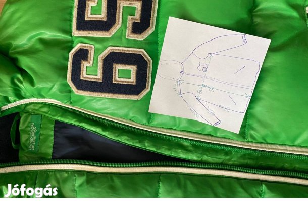 Benetton 11-12év 160cm téli dzseki hibátlan