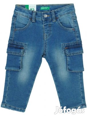 Benetton Új (címkés) Fiú Bélelt és Thermo nadrág (Méret: 80)