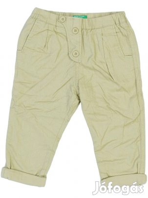 Benetton Új (címkés) Fiú Bélelt és Thermo nadrág (Méret: 92)