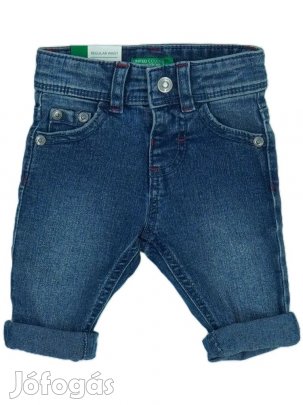 Benetton Új (címkés) Fiú Farmernadrág (Méret: 68)