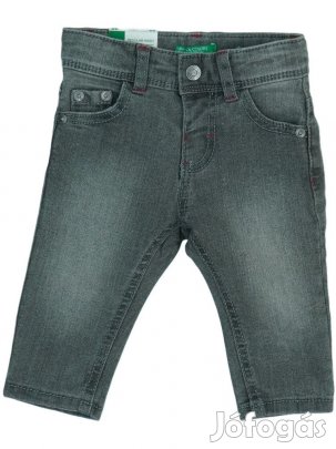 Benetton Új (címkés) Fiú Farmernadrág (Méret: 74)