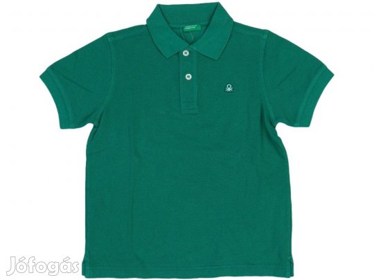 Benetton Új (címkés) Fiú Galléros póló (Méret: 128)