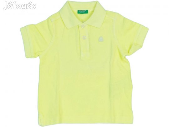 Benetton Új (címkés) Fiú Galléros póló (Méret: 86)