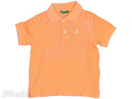 Benetton Új (címkés) Fiú Galléros póló (Méret: 86)