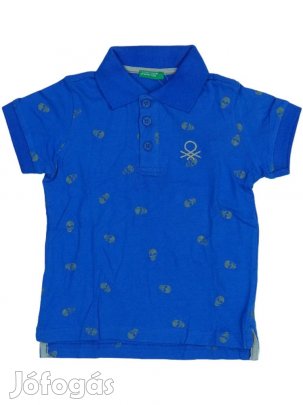 Benetton Új (címkés) Fiú Galléros póló (Méret: 86)