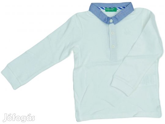 Benetton Új (címkés) Fiú Galléros póló (Méret: 92)
