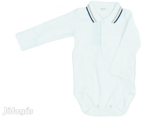 Benetton Új (címkés) Fiú Hosszú ujjú body (Méret: 74)