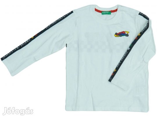 Benetton Új (címkés) Fiú Hosszú ujjú felső (Méret: 104)