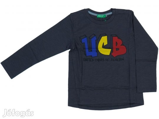 Benetton Új (címkés) Fiú Hosszú ujjú felső (Méret: 104)