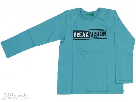 Benetton Új (címkés) Fiú Hosszú ujjú felső (Méret: 104)