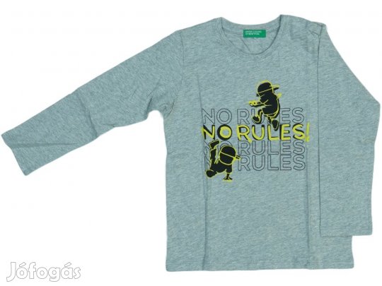 Benetton Új (címkés) Fiú Hosszú ujjú felső (Méret: 104)