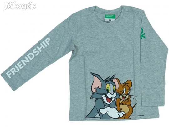 Benetton Új (címkés) Fiú Hosszú ujjú felső (Méret: 104)