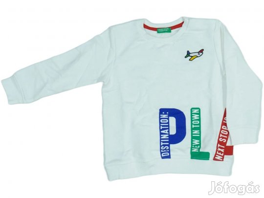 Benetton Új (címkés) Fiú Hosszú ujjú felső (Méret: 104)