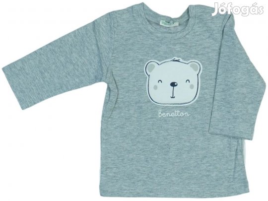 Benetton Új (címkés) Fiú Hosszú ujjú felső (Méret: 62)