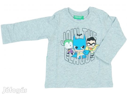 Benetton Új (címkés) Fiú Hosszú ujjú felső (Méret: 68)