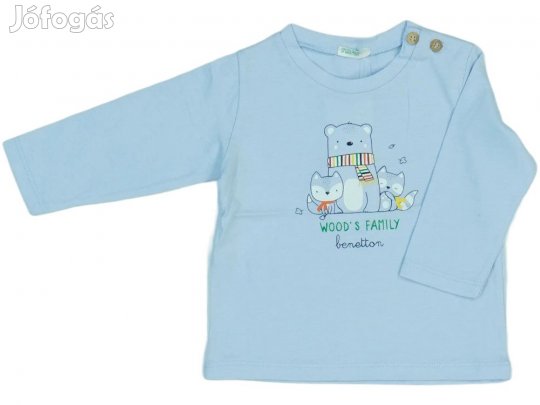 Benetton Új (címkés) Fiú Hosszú ujjú felső (Méret: 68)