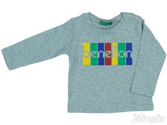 Benetton Új (címkés) Fiú Hosszú ujjú felső (Méret: 68)