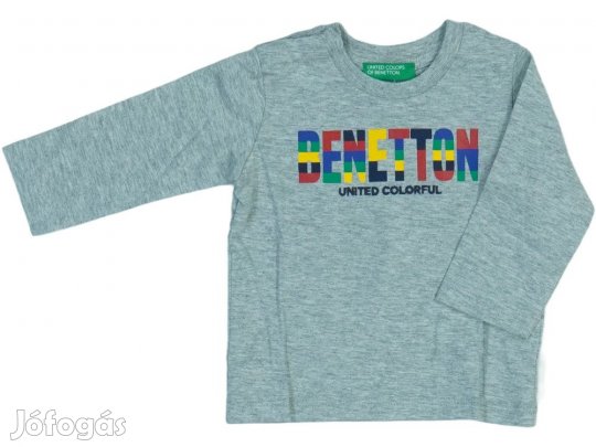 Benetton Új (címkés) Fiú Hosszú ujjú felső (Méret: 68)