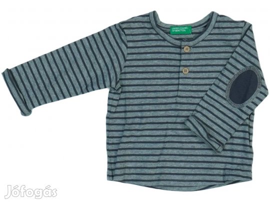 Benetton Új (címkés) Fiú Hosszú ujjú felső (Méret: 68)
