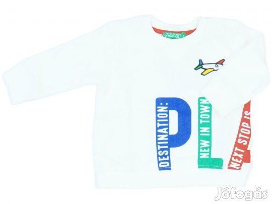 Benetton Új (címkés) Fiú Hosszú ujjú felső (Méret: 68)