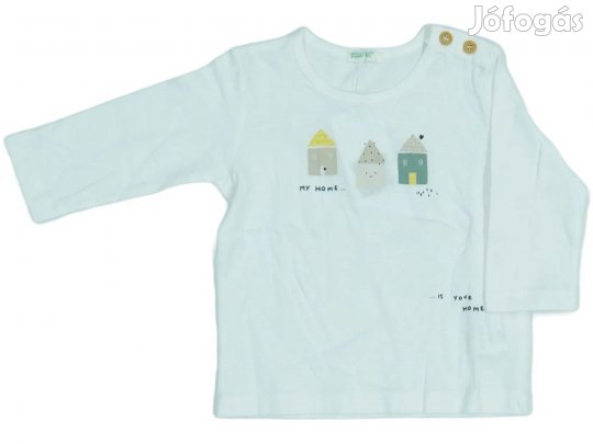 Benetton Új (címkés) Fiú Hosszú ujjú felső (Méret: 68)