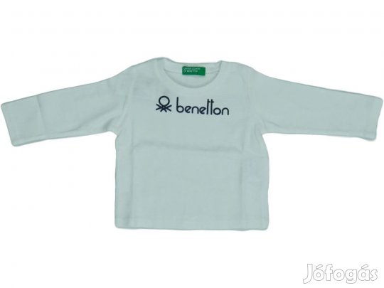Benetton Új (címkés) Fiú Hosszú ujjú felső (Méret: 74)