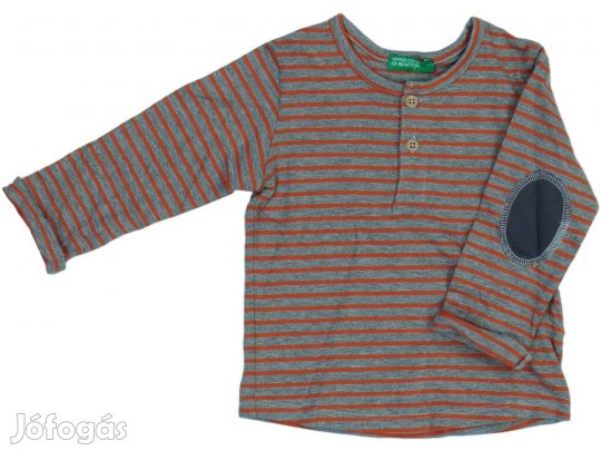Benetton Új (címkés) Fiú Hosszú ujjú felső (Méret: 74)
