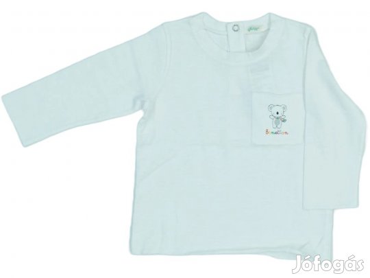 Benetton Új (címkés) Fiú Hosszú ujjú felső (Méret: 74)