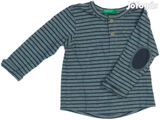 Benetton Új (címkés) Fiú Hosszú ujjú felső (Méret: 74)