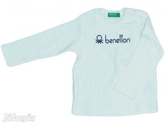 Benetton Új (címkés) Fiú Hosszú ujjú felső (Méret: 80)
