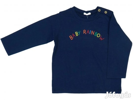 Benetton Új (címkés) Fiú Hosszú ujjú felső (Méret: 80)