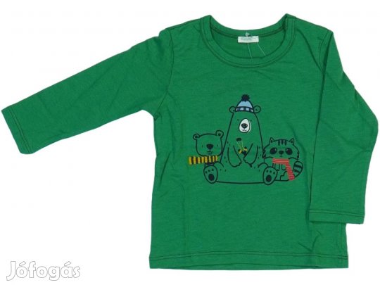 Benetton Új (címkés) Fiú Hosszú ujjú felső (Méret: 80)