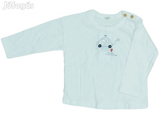 Benetton Új (címkés) Fiú Hosszú ujjú felső (Méret: 80)