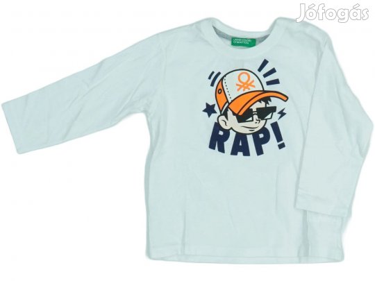 Benetton Új (címkés) Fiú Hosszú ujjú felső (Méret: 86)