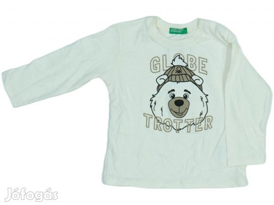 Benetton Új (címkés) Fiú Hosszú ujjú felső (Méret: 86)