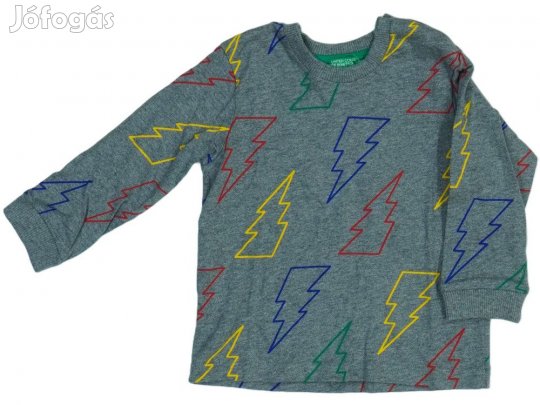Benetton Új (címkés) Fiú Hosszú ujjú felső (Méret: 86)