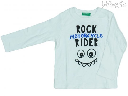 Benetton Új (címkés) Fiú Hosszú ujjú felső (Méret: 86)