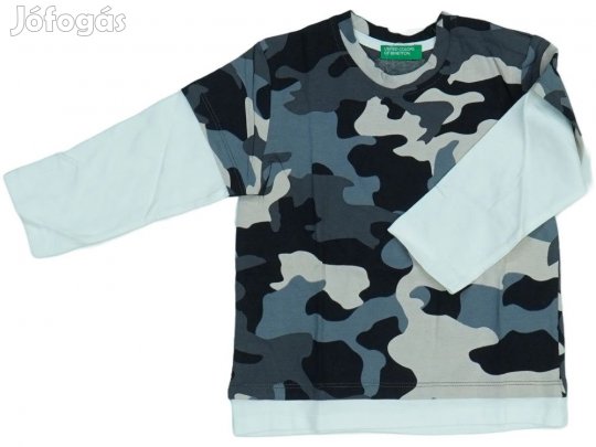 Benetton Új (címkés) Fiú Hosszú ujjú felső (Méret: 86)