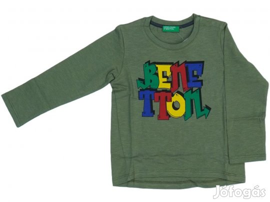 Benetton Új (címkés) Fiú Hosszú ujjú felső (Méret: 92)