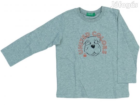 Benetton Új (címkés) Fiú Hosszú ujjú felső (Méret: 92)