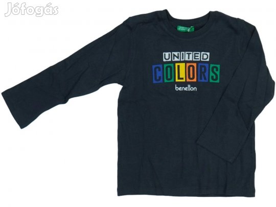 Benetton Új (címkés) Fiú Hosszú ujjú felső (Méret: 98)
