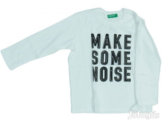 Benetton Új (címkés) Fiú Hosszú ujjú felső (Méret: 98)